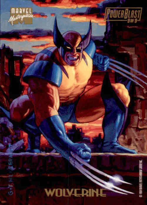 Wolverine, Power Blast, 1994 Marvel Masterpieces
