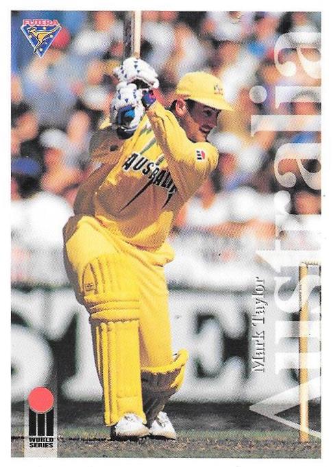 1994 Futera Cricket Base Set of 110 trading cards