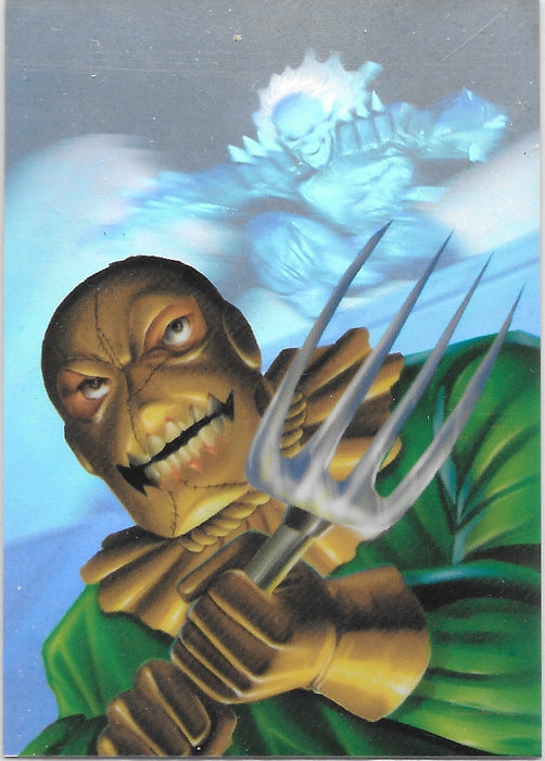 Ghost Rider vs Scarecrow, Holo Blast, 1995 Flair Marvel Annual