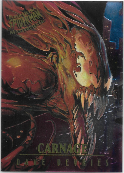 Carnage, #1, Masterpieces, 1995 Fleer Ultra Amazing Spider-Man