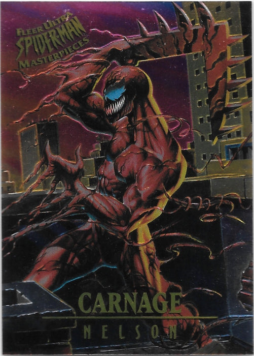 Carnage, #2, Masterpieces, 1995 Fleer Ultra Amazing Spider-Man