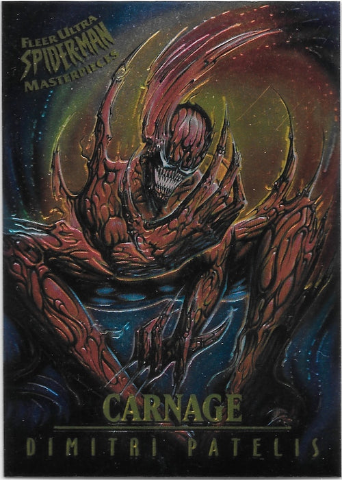 Carnage, #3, Masterpieces, 1995 Fleer Ultra Amazing Spider-Man