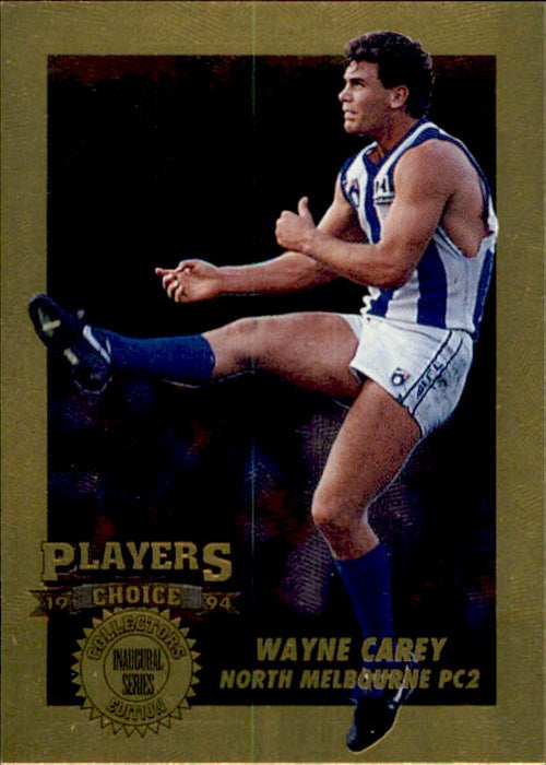 Wayne Carey, Players Choice Gold, 1994 Dynamic AFL