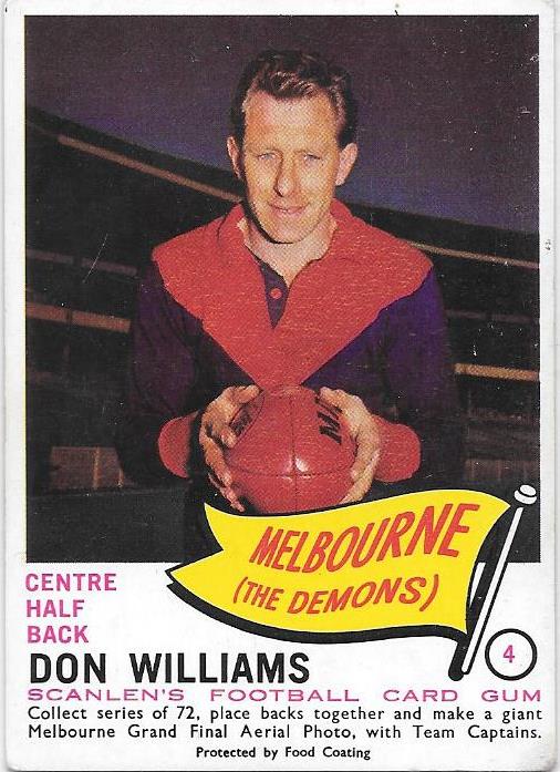 Don Williams, 1966 Scanlens VFL