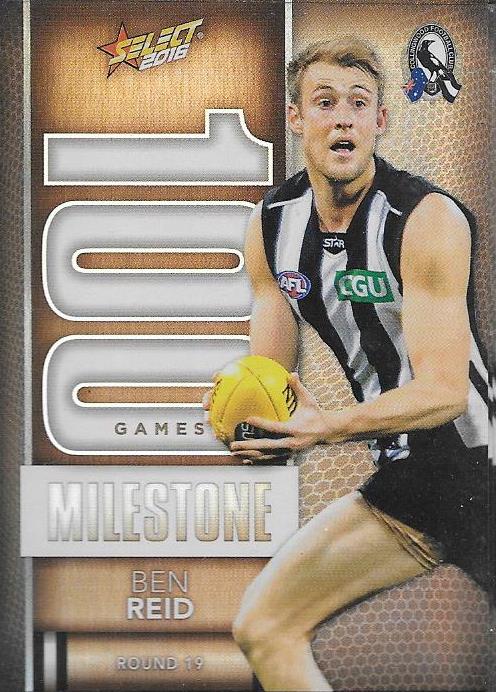 Ben Reid, 100 Games Milestone, 2016 Select AFL Footy Stars