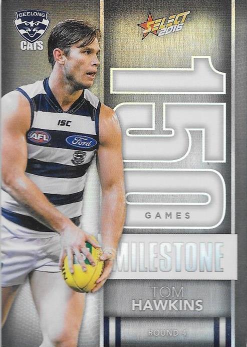 Tom Hawkins, 150 Games Milestone, 2016 Select AFL Footy Stars
