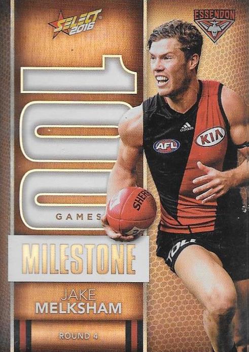 Jake Melksham, 100 Games Milestone, 2016 Select AFL Footy Stars