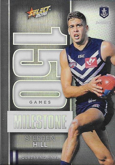 Stephen Hill, 150 Games Milestone, 2016 Select AFL Footy Stars