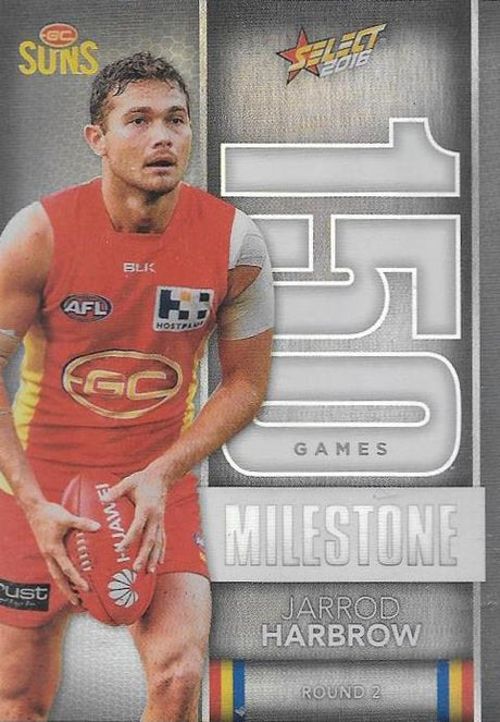 Jarrod Harbrow, 150 Games Milestone, 2016 Select AFL Footy Stars