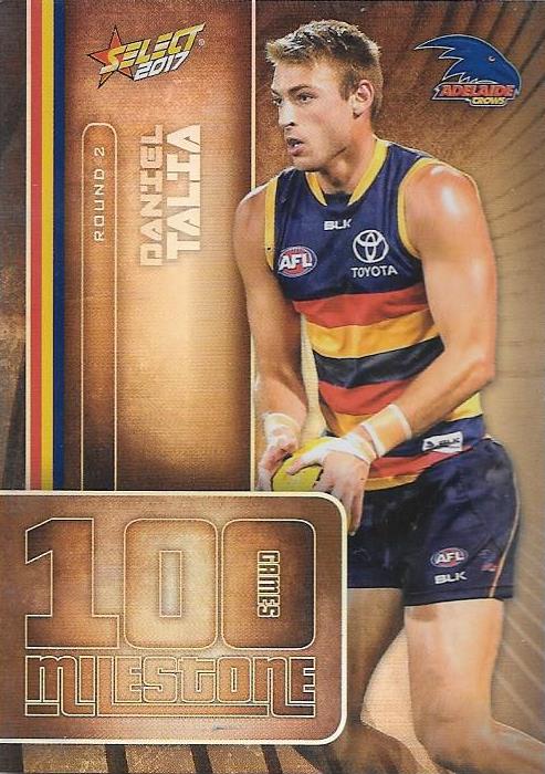 Daniel Talia, 100 Games Milestone, 2017 Select AFL Footy Stars