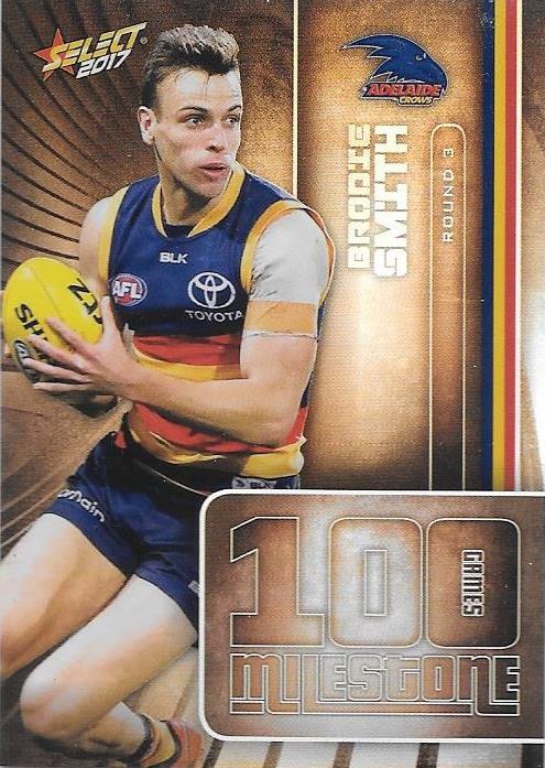 Brodie Smith, 100 Games Milestone, 2017 Select AFL Footy Stars