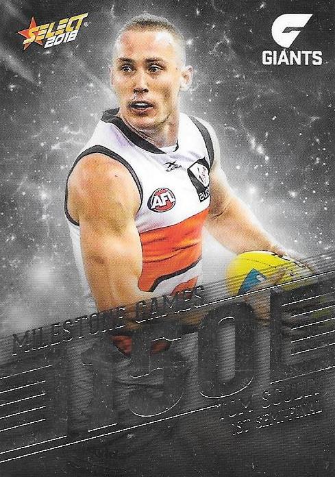 Tom Scully, 150 Games Milestone, 2018 Select AFL Footy Stars
