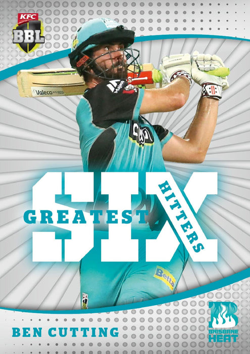 Set of 8 Greatest Six Hitters, 2018-19 Tap'n'play CA BBL 08 Cricket