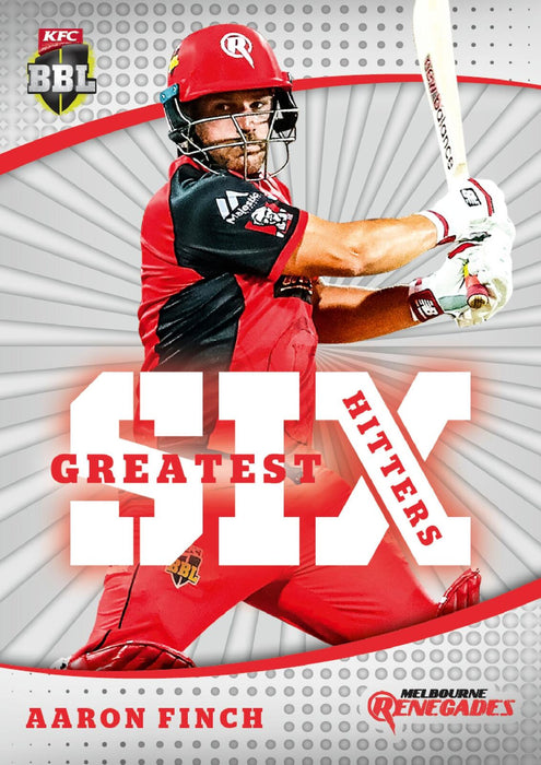 Greatest Six Hitters, 2018-19 Tap'n'play CA BBL 08 Cricket - 1 to 8 - Pick Your Card