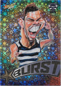 Brandan Parfitt, Starburst Tie-Dye Caricatures, 2019 Select AFL Footy Stars