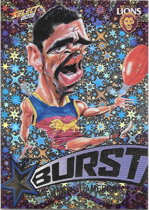 Charlie Cameron, Team Logo Starburst Caricatures, 2019 Select AFL Footy Stars