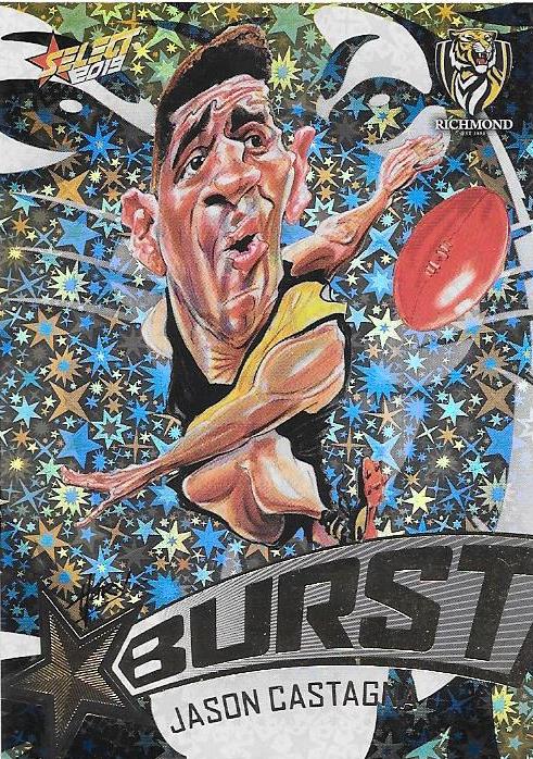 Jason Castagna, Team Logo Starburst Caricatures, 2019 Select AFL Footy Stars