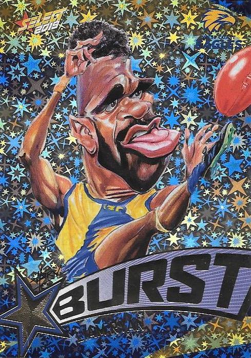 Liam Ryan, Team Logo Starburst Caricatures, 2019 Select AFL Footy Stars