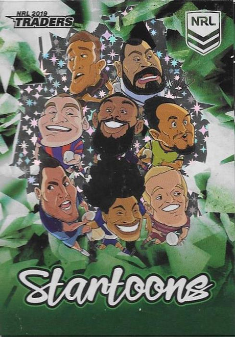 Checklist 1, Green Startoons, 2019 TLA/ESP Traders NRL