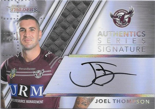 Joel Thompson, Authentics Series Signature, 2019 TLA/ESP Traders NRL