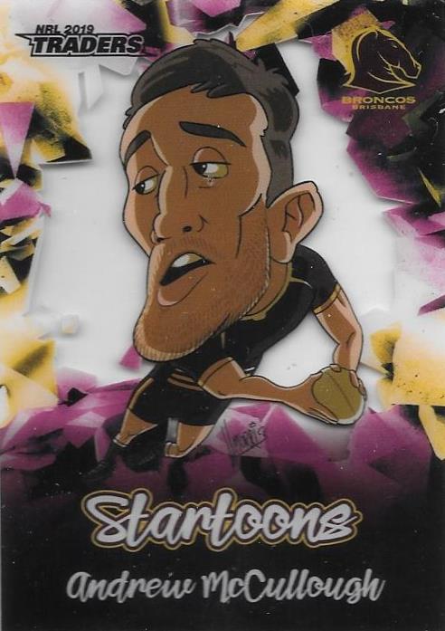 Andrew McCullough, Startoons, 2019 TLA/ESP Traders NRL