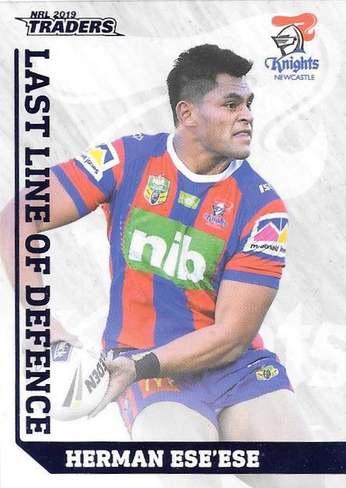 Herman Ese'Ese, Last Line of Defence, 2019 TLA/ESP Traders NRL