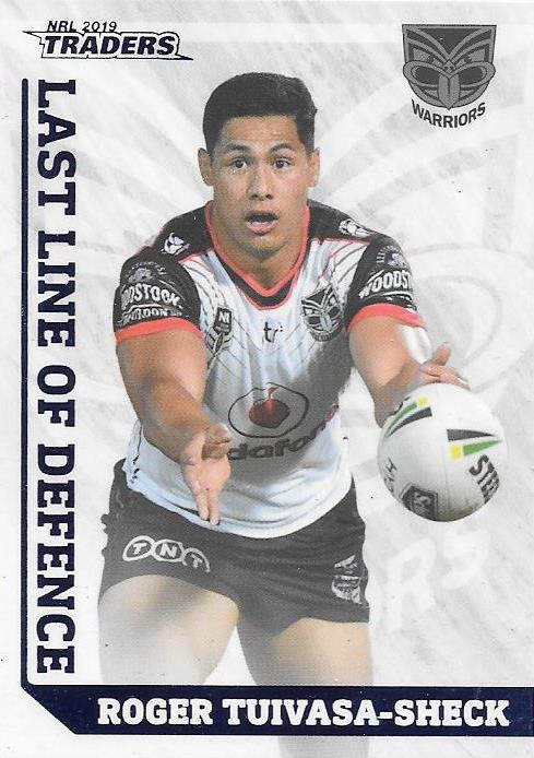 Roger Tuivasa-Sheck, Last Line of Defence, 2019 TLA/ESP Traders NRL