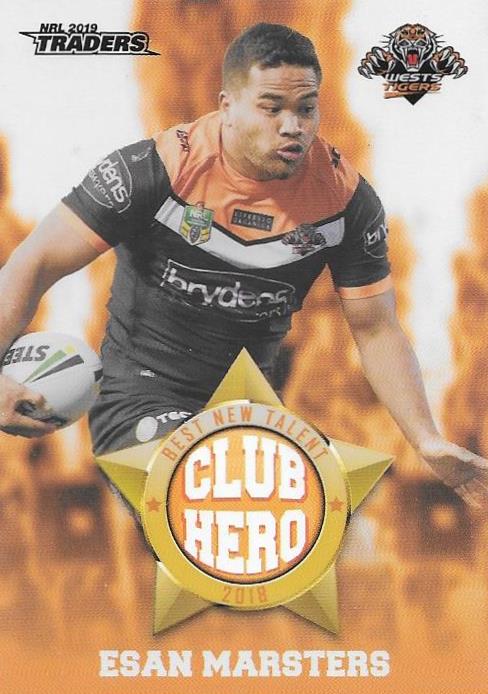 Esan Marsters, Club Hero, 2019 TLA/ESP Traders NRL
