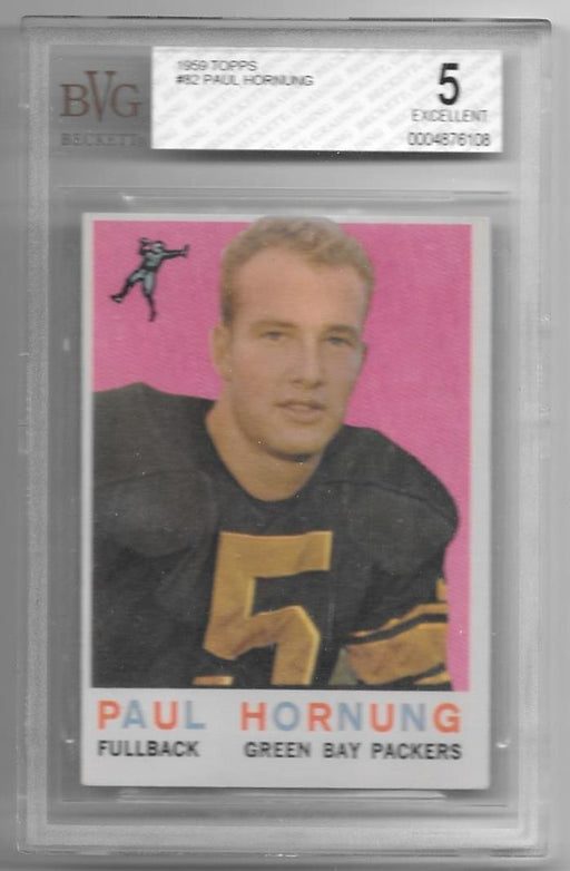 Paul Hornung, 1959 Topps NFL, BVG 5