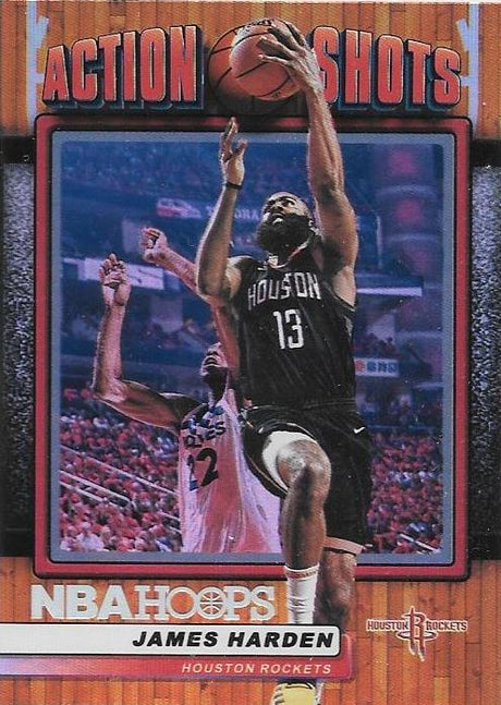 James Harden, Action Shots, 2018-19 Panini Hoops Basketball NBA