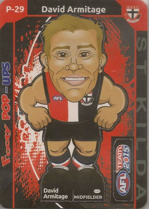 David Armitage, Footy Pop-Ups, 2015 Teamcoach AFL