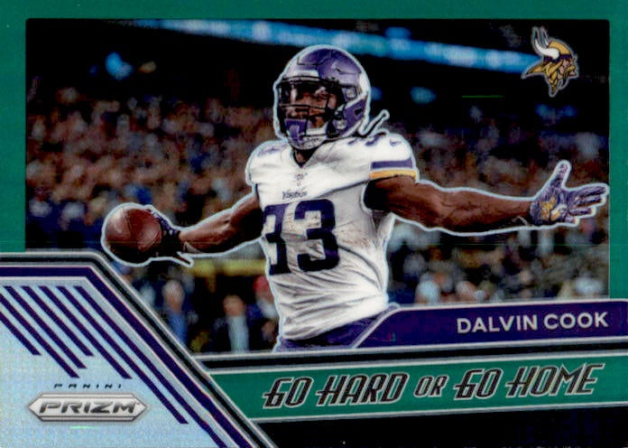 Dalvin Cook, Green Go Hard or Go Home, 2020 Panini Prizm Football NFL
