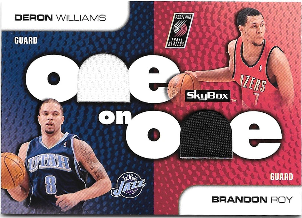 Deron Williams, Brandon Roy, One on One, 2008-09 Skybox Basketball NBA