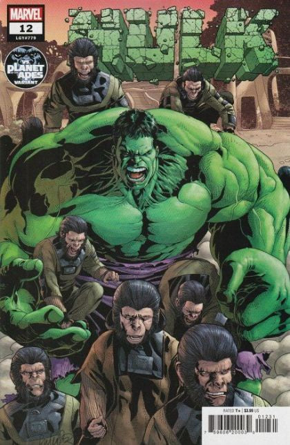 Hulk (2021) #12 Planet of the Apes Variant Comic