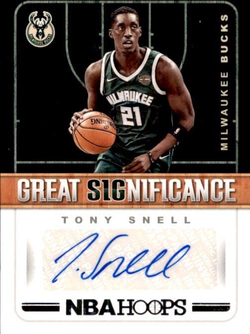 Tony Snell, Great Significance, 2018-19 Panini Hoops Basketball NBA