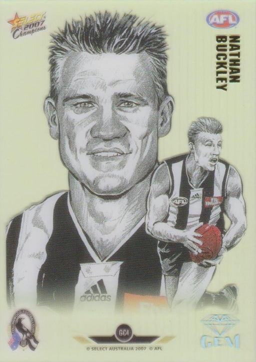 Nathan Buckley, Gem card, 2007 Select AFL Champions