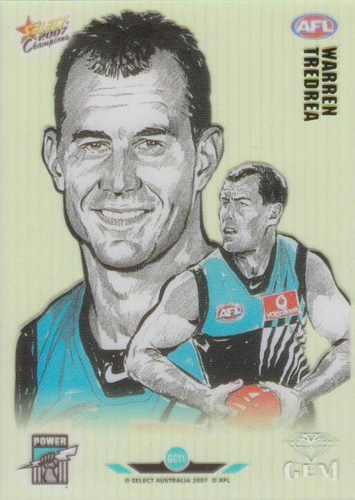 Warren Tredrea, Gem card, 2007 Select AFL Champions