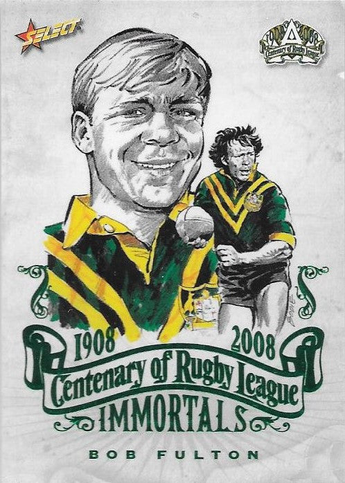 Bob Fulton, Immortals Sketch, 2008 Select NRL Centenary of Rugby League