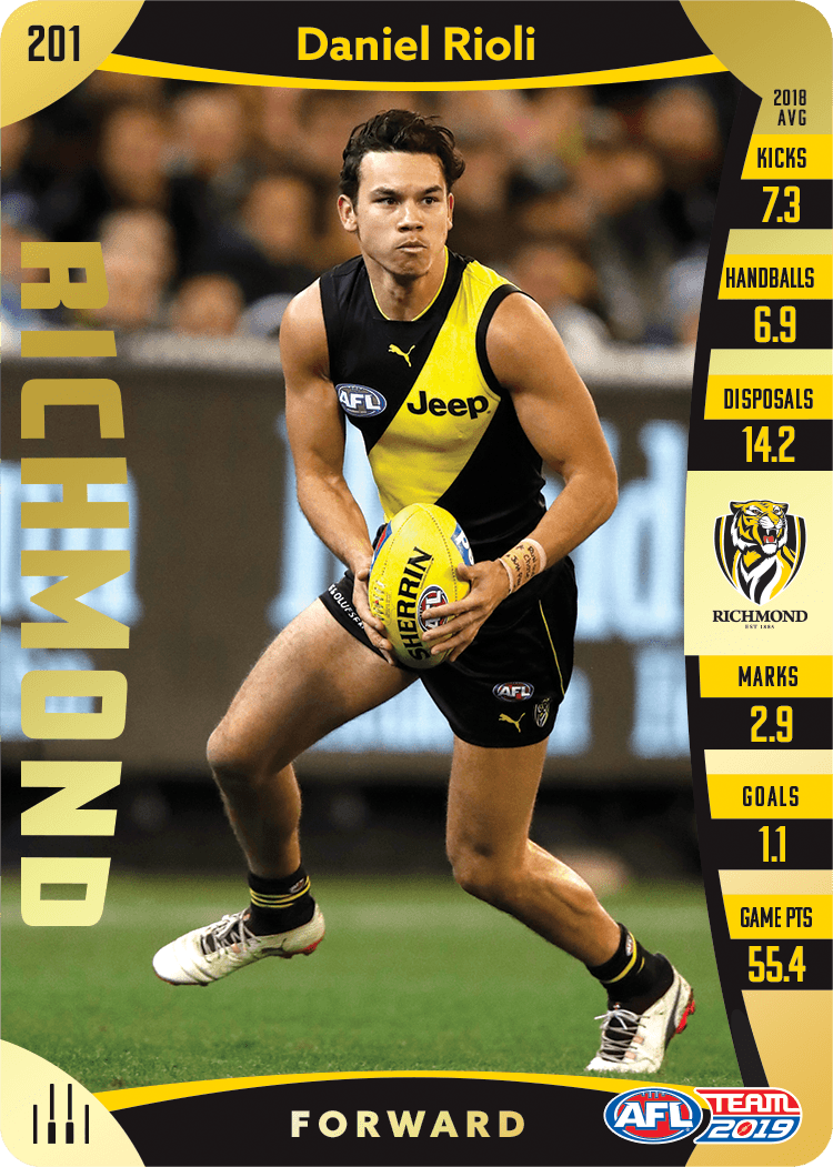 Daniel Rioli, Gold, 2019 Teamcoach AFL