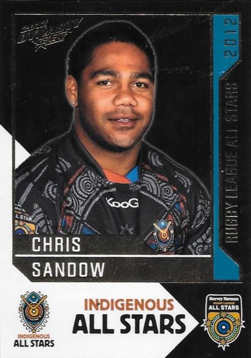 Chris Sandow, Rugby League All Stars, 2012 Select NRL Dynasty
