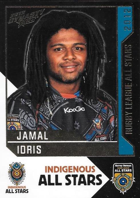 Jamal Idris, Rugby League All Stars, 2012 Select NRL Dynasty