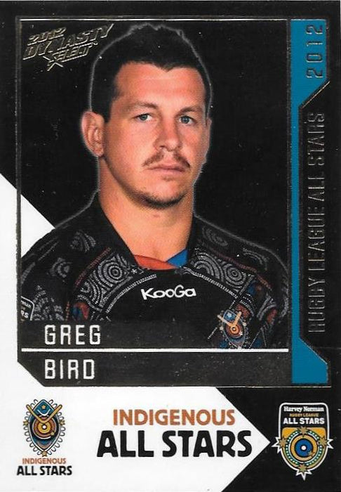 Greg Bird, Rugby League All Stars, 2012 Select NRL Dynasty