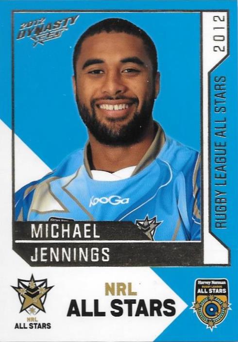 Michael Jennings, Rugby League All Stars, 2012 Select NRL Dynasty