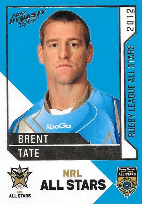 Brent Tate, Rugby League All Stars, 2012 Select NRL Dynasty