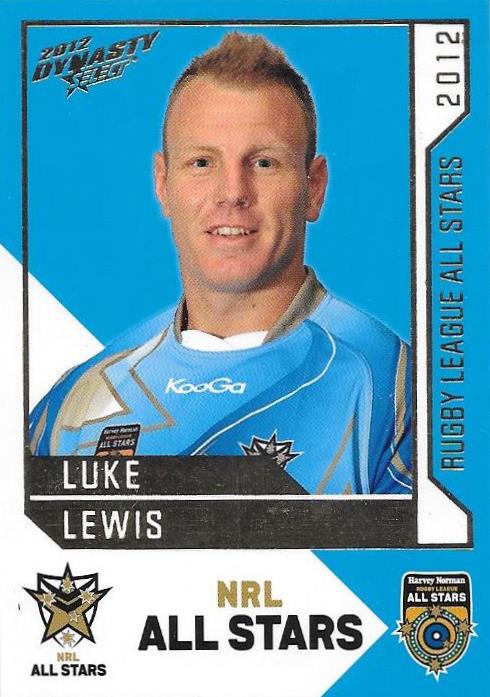 Luke Lewis, Rugby League All Stars, 2012 Select NRL Dynasty