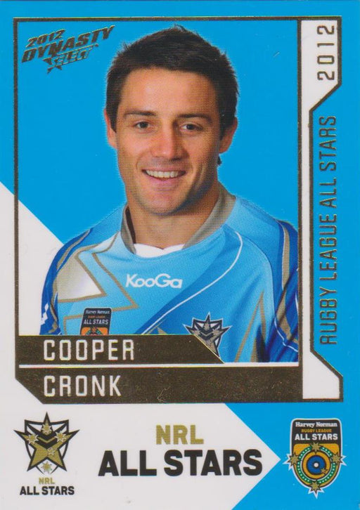 Cooper Cronk, Rugby League All Stars, 2012 Select NRL Dynasty
