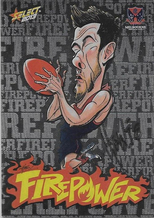 Jeremy Howe, Firepower Caricature, 2013 Select AFL Champions