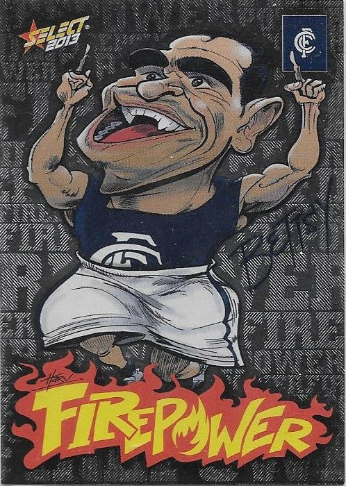 Eddie Betts, Firepower Caricature, 2013 Select AFL Champions