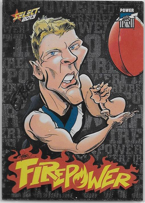 Brad Ebert, Firepower Caricature, 2013 Select AFL Champions