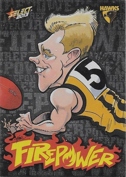 Sam Mitchell, Firepower Caricature, 2013 Select AFL Champions